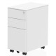 Rayleigh Steel 3 Drawer Slim Lockable Mobile Pedestal